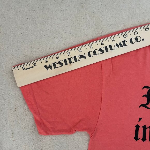 Junior High LA | "I Peaked in Junior High" Graphic Tee Shirt - Salmon / Sz S - Picture 8 of 8